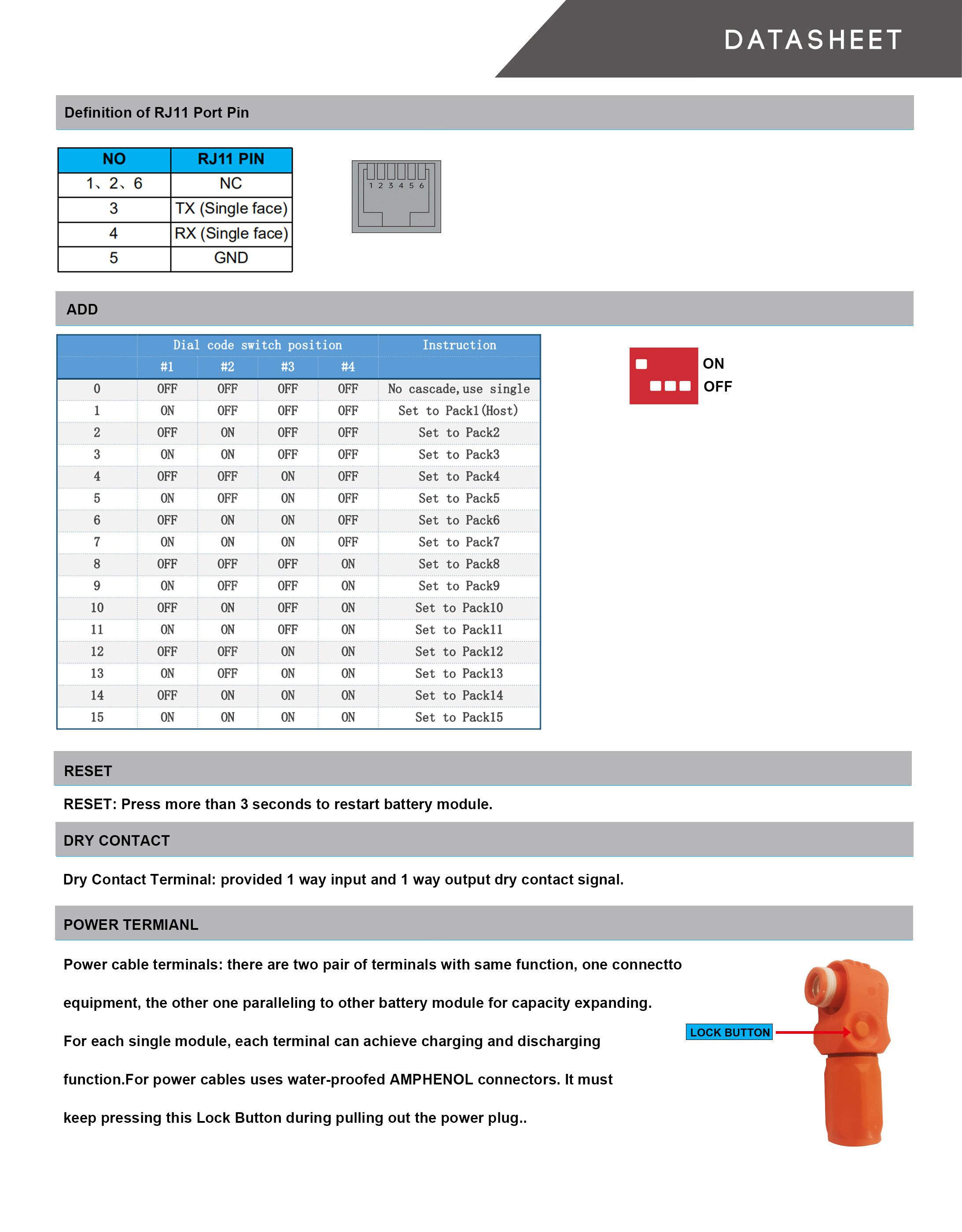 sunway lithium battery 51.2V 200AH
